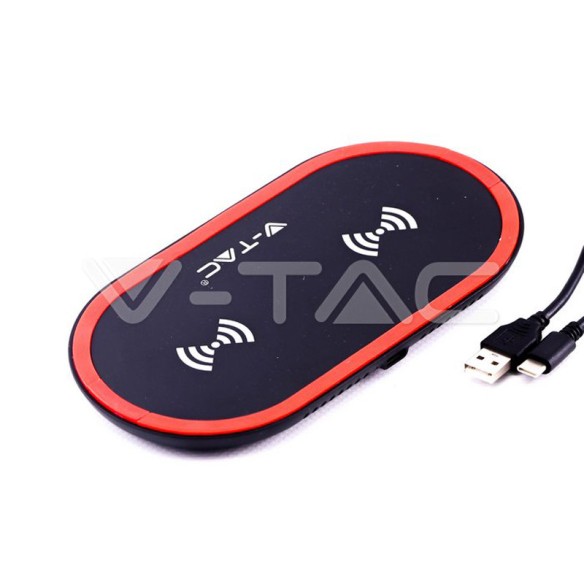 Безжична зареждаща подложка - 5W+5W - V-TAC - 2
