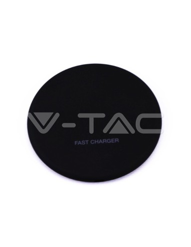 Безжично зарядно черно Fast Charge - V-TAC - 1