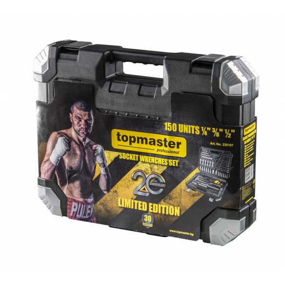 Комплект инструменти 150 части 1/4", 3/8", 1/2" Topmaster - 3