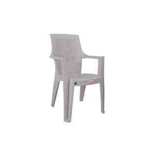 Градински стол PVC сив Milano MEVSIM ➤ топ цена ➤ dshome.bg