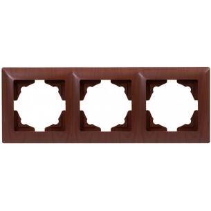 Рамка тройна орех Visage - GUNSAN - 1