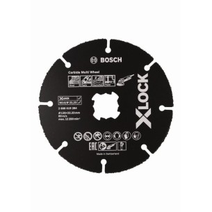 Диск за дърво и пластмаса X-LOCK Carbide ∅125 мм BOSCH ➤ топ цена ➤ dshome.bg