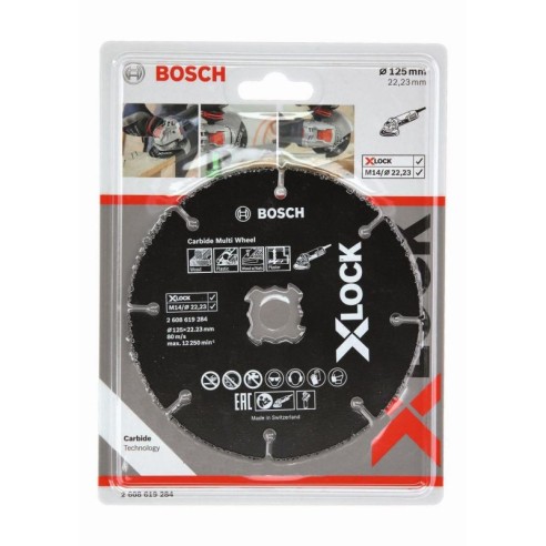 Диск за дърво и пластмаса X-LOCK Carbide ∅125 мм BOSCH ➤ топ цена ➤ dshome.bg