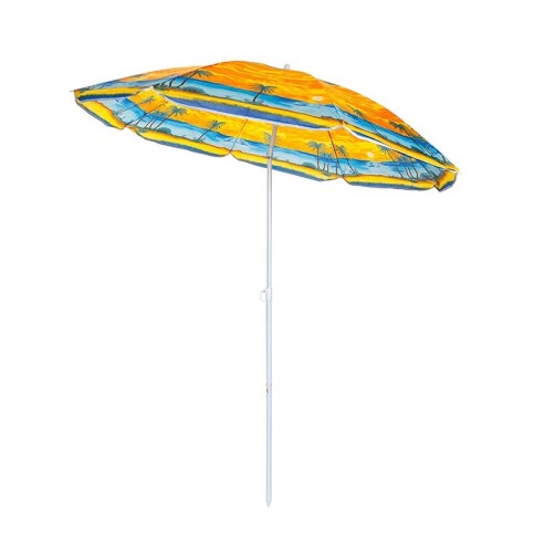 Плажен чадър ø1.8 м Микс цветове U5037 MUHLER ➤ топ цена ➤ dshome.bg