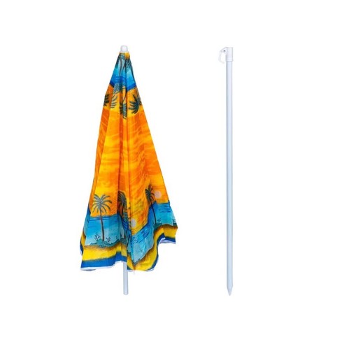 Плажен чадър ø1.8 м Микс цветове U5037 MUHLER ➤ топ цена ➤ dshome.bg