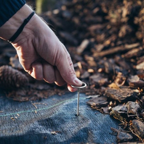 Скоби за закрепване на агротекстил и покривала тип G 3х15 см 20 бр. ➤ топ цена ➤ dshome.bg