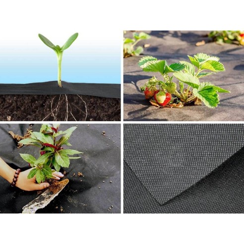 Покривало против плевели 50 гр 1.1 м черно BRADAS (на метър) ➤ топ цена ➤ dshome.bg