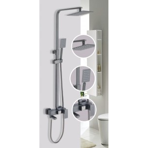 Душ система Ясмина Gun Grey ICT 8866GG INTER CERAMIC ➤ топ цена ➤ dshome.bg 2