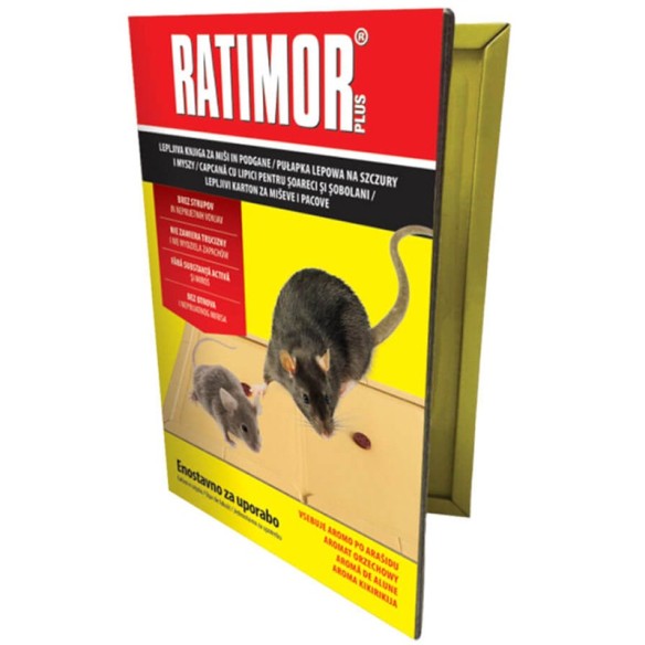Капан за мишки и плъхове Лепяща книга RATIMOR ➤ топ цена ➤ dshome.bg