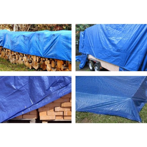 Покривало 2x3 м 50 гр/м2 синьо Standard BRADAS ➤ топ цена ➤ dshome.bg