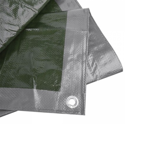 Подсилено покривало 4x5 м 120 гр/м2 сиво BRADAS ➤ топ цена ➤ dshome.bg