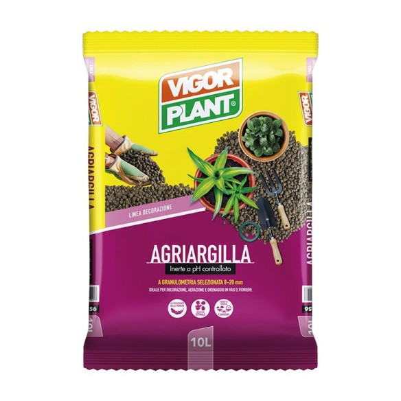 Керамзит Agriargila 10 л VIGORPLANT ➤ топ цена ➤ dshome.bg