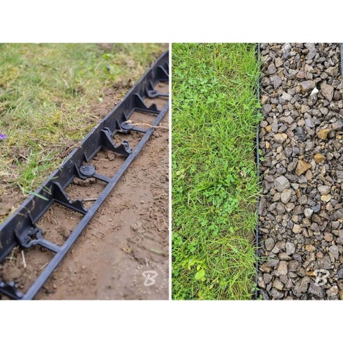 Ограничителна лента за трева Rim-Bord 55 мм x 1 м BRADAS ➤ топ цена ➤ dshome.bg