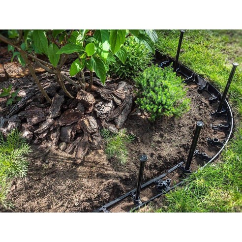 Ограничителна лента за трева Rim-Bord 55 мм x 1 м BRADAS ➤ топ цена ➤ dshome.bg