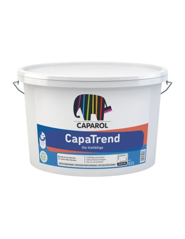 Интериорна дисперсионна бяла боя 15 л CapaTrend CAPAROL - 1