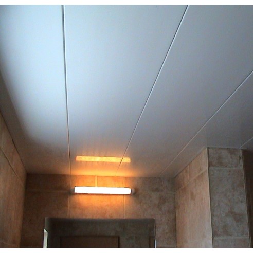 PVC ламперия 25х300 см 10 мм Бял лак без фуга DUMAPAN ➤ топ цена ➤ dshome.bg