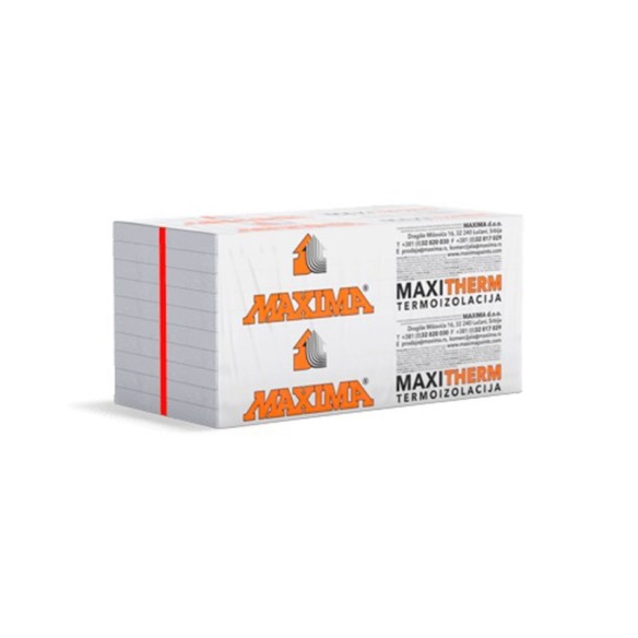Стиропор EPS 15-17 Maxitherm MF 4 см 0.5 кв. м MAXIMA ➤ топ цена ➤ dshome.bg