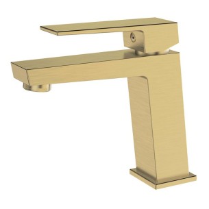 Стоящ смесител за баня Елинор Brush Gold INTER CERAMIC ➤ топ цена ➤ dshome.bg