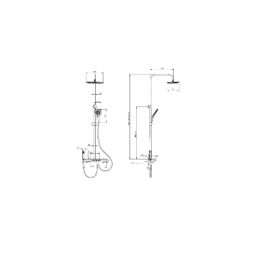 Душ система Глори ICT 6233GG INTER CERAMIC ➤ топ цена ➤ dshome.bg