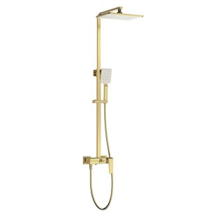 Душ система ICT 6891 Brush Gold INTER CERAMIC ➤ топ цена ➤ dshome.bg 2