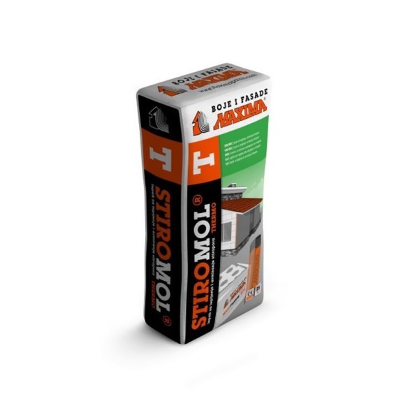 Лепило за стиропор 25 кг Stiromol Thermo MAXIMA ➤ топ цена ➤ dshome.bg