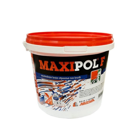 Интериорна боя Maxipol F 3 л MAXIMA ➤ топ цена ➤ dshome.bg
