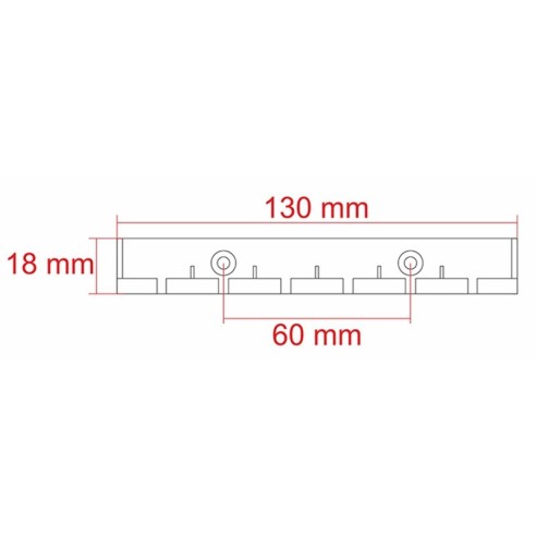Таванен простир 6x200 см бял SEPIO ➤ топ цена ➤ dshome.bg