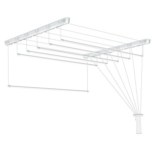 Таванен простир 6x200 см бял SEPIO ➤ топ цена ➤ dshome.bg