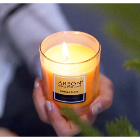 Ароматна свещ Черна ванилия 120 гр AREON ➤ топ цена ➤ dshome.bg