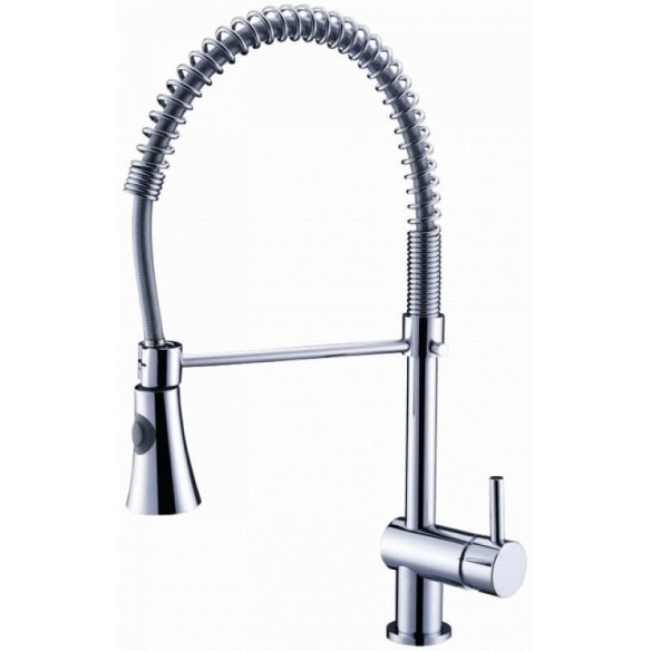 Смесител за кухня с изтеглящ се душ ICL 7561017 INTER CERAMIC ➤ топ цена ➤ dshome.bg