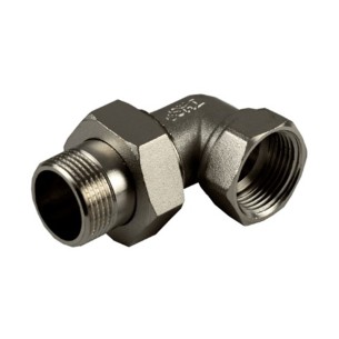 Ъглов радиаторен холендър никел 1/2" THS THERMOSTYLE ➤ топ цена ➤ dshome.bg