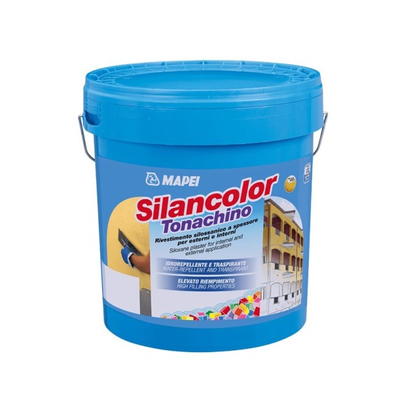 Фасадна мазилка Silancolor Tonachino 1.5 мм 20 кг MAPEI ➤ топ цена ➤ dshome.bg