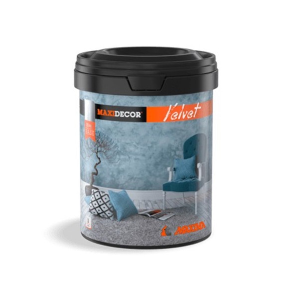 Декоративна боя Maxidecor Velvet база Silver 1 л MAXIMA ➤ топ цена ➤ dshome.bg