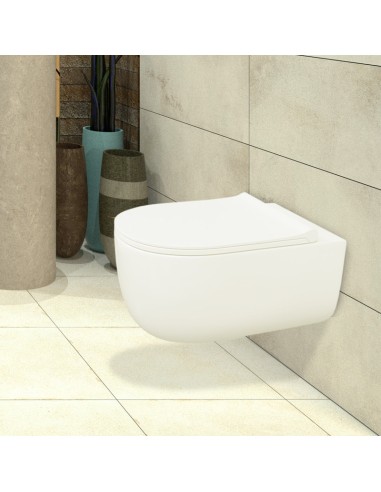 Комплект V-Tondo Rimless окачена тоалетна чиния и капак BOCCHI