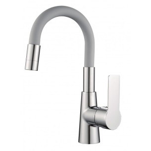 Смесител за баня Alisado сив INTER CERAMIC ➤ топ цена ➤ dshome.bg