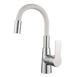 Смесител за баня Alisado бял INTER CERAMIC ➤ топ цена ➤ dshome.bg