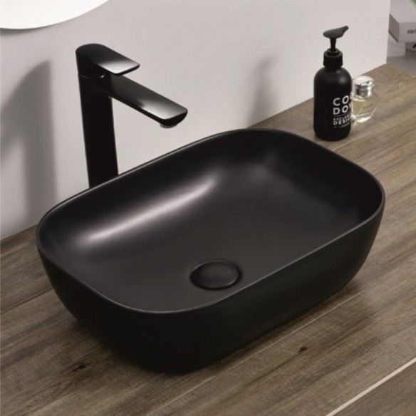 Мивка за плот ICB 887BLACK INTER CERAMIC (мостра) ➤ топ цена ➤ dshome.bg