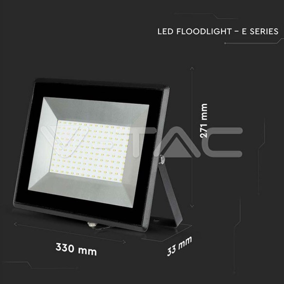 LED Прожектор Е-Series черен 100W 6500K - V-TAC - 3