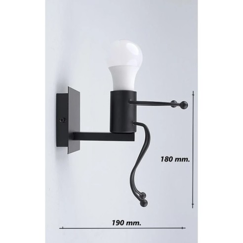 Арт аплик Прегръдка черен мат DREAM LIGHTS ➤ топ цена ➤ dshome.bg