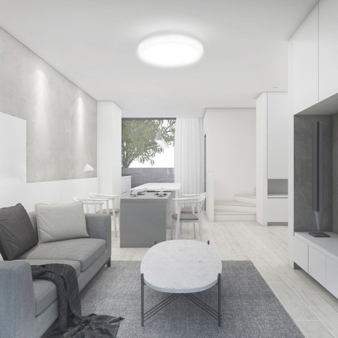 LED плафон 18 W 4000 К IP44 Ø225 мм V-TAC ➤ топ цена ➤ dshome.bg