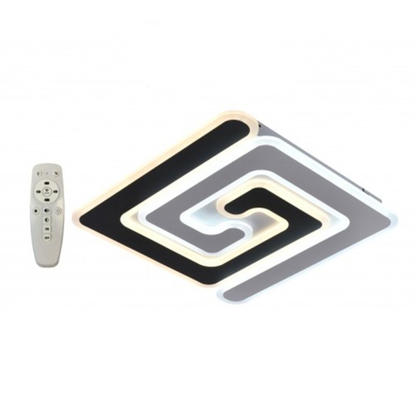 LED плафон Black-White 107 W с дистанционно D-IL ➤ топ цена ➤ dshome.bg