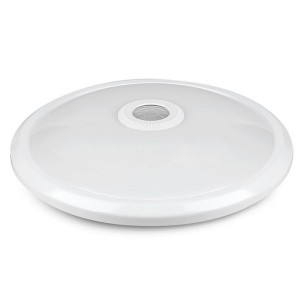 LED плафон със сензор 808 Samsung чип 12 W 4000 K V-TAC ➤ топ цена ➤ dshome.bg