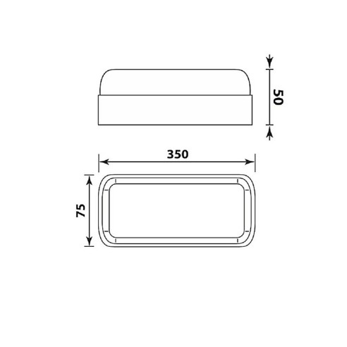 Влагозащитена LED плафониера Havana 12 W 4000 K VIVALUX ➤ топ цена ➤ dshome.bg
