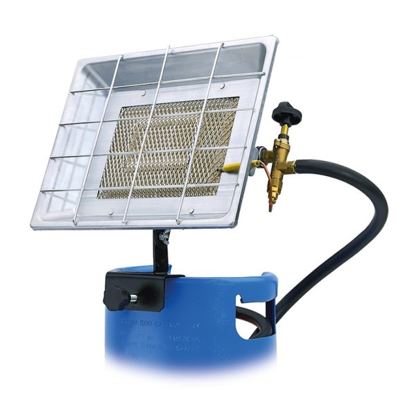 Газов лъчащ отоплител с предпазна мрежа 1400 W ORGAZ ➤ топ цена ➤ dshome.bg