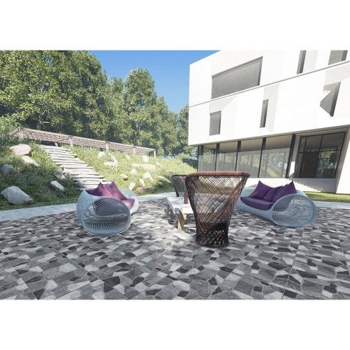 Гранитогрес 45x45 см Кастро сив 6567 KAI ➤ топ цена ➤ dshome.bg