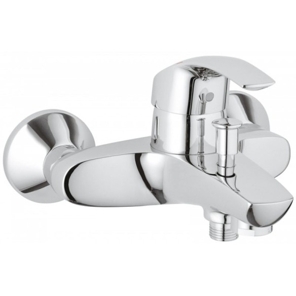 Стенен смесител за вана/душ Eurosmart 33300001 GROHE ➤ топ цена ➤ dshome.bg