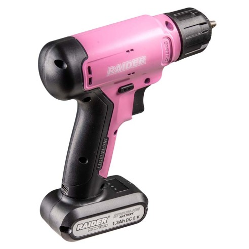 Акумулаторна бормашина 8 V 1.3Ah с аксесоари RD-CDL37 RAIDER ➤ топ цена ➤ dshome.bg