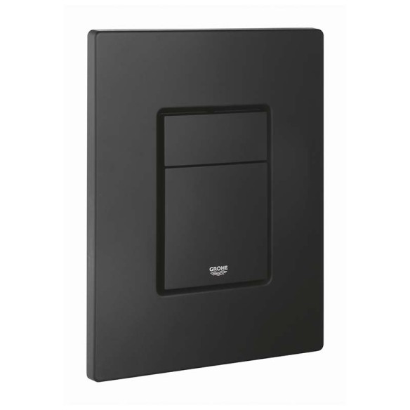 Структура за вграждане Rapid SL + черен бутон + стенни планки GROHE ➤ топ цена ➤ dshome.bg