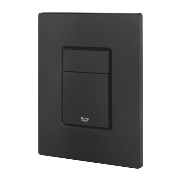Структура за вграждане Rapid SL + черен бутон + стенни планки GROHE ➤ топ цена ➤ dshome.bg