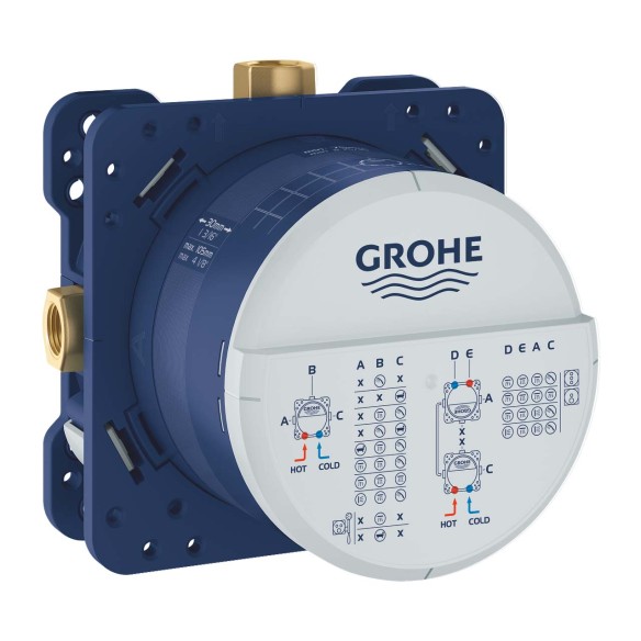 Душ система с термостат за вграждане Grohtherm SmartControl GROHE ➤ топ цена ➤ dshome.bg